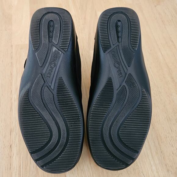 OrthoFeet Women's Wichita Diabetic Comfort Shoes - Black - sz 8.5 Wide EUC - Picture 7 of 9